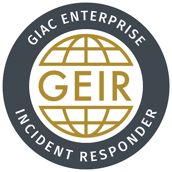 GIAC Enterprise Incident Responder